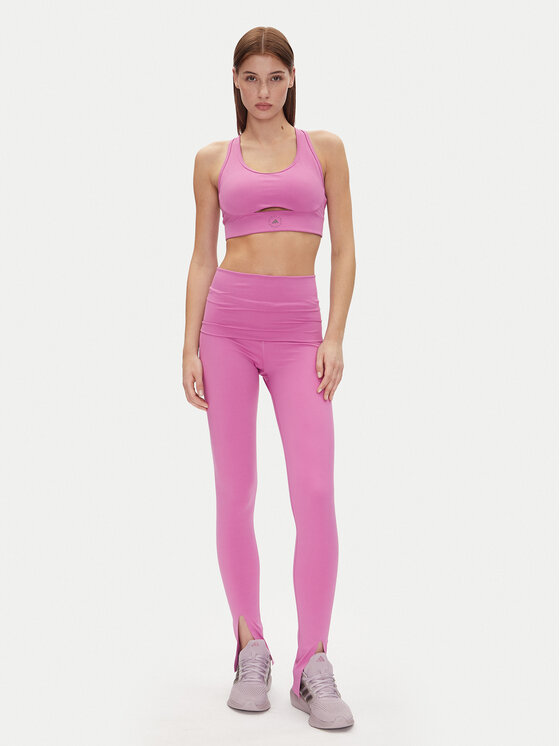 adidas by Stella McCartney adidas by Stella McCartney Legingi TrueStrength JJ1629 Rozā Slim Fit