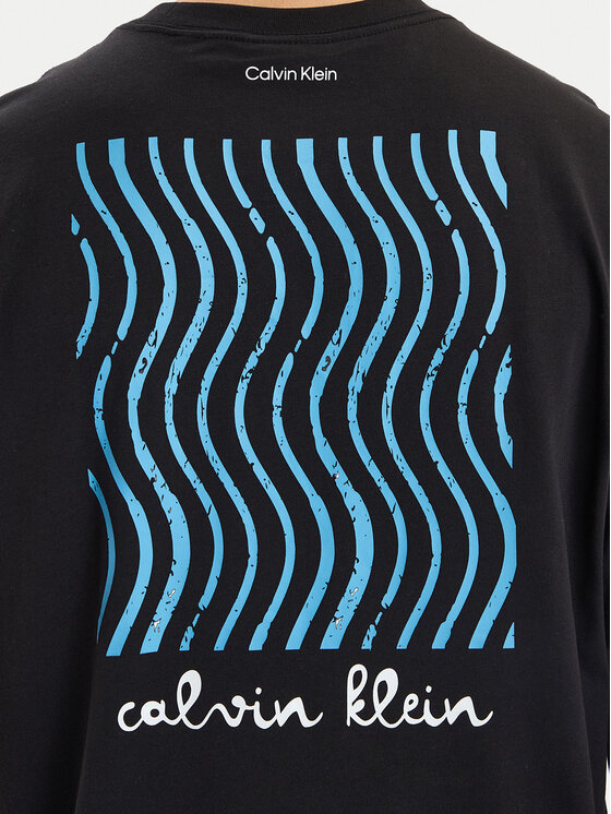 Calvin Klein Jeans Calvin Klein Jeans T-shirt SS 16s CK TRVL LV04RG816G Nero Regular Fit