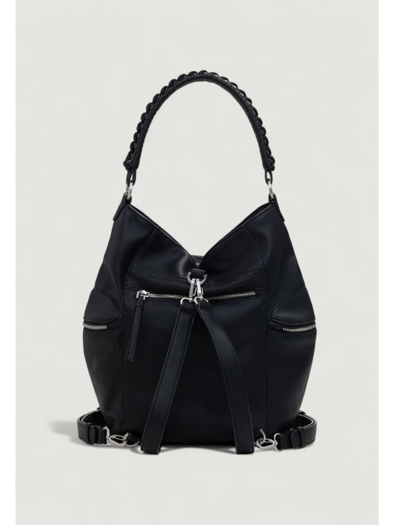 Desigual Desigual Σακίδιο BACK_HALF LOGO ARICA Μαύρο