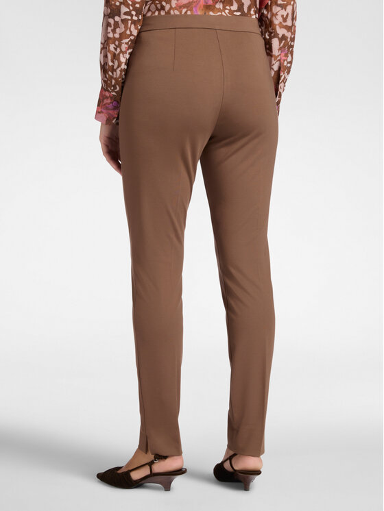 Elena Mirò Elena Mirò Pantaloni di tessuto P062P300395N022 Marrone Slim Fit