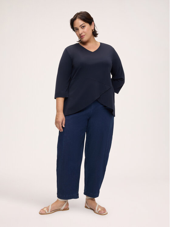 Fiorella Rubino Fiorella Rubino T-Shirt G015E000355N034 Niebieski Regular Fit