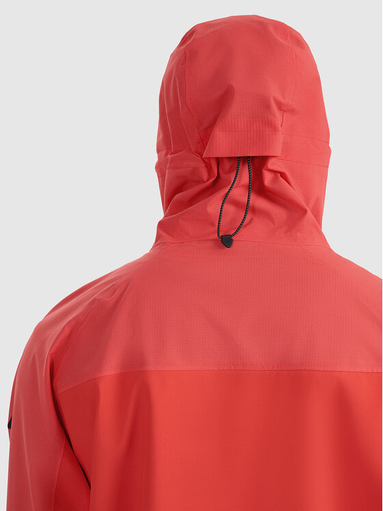4F 4F Kurtka outdoor HALNY Pomarańczowy Regular Fit