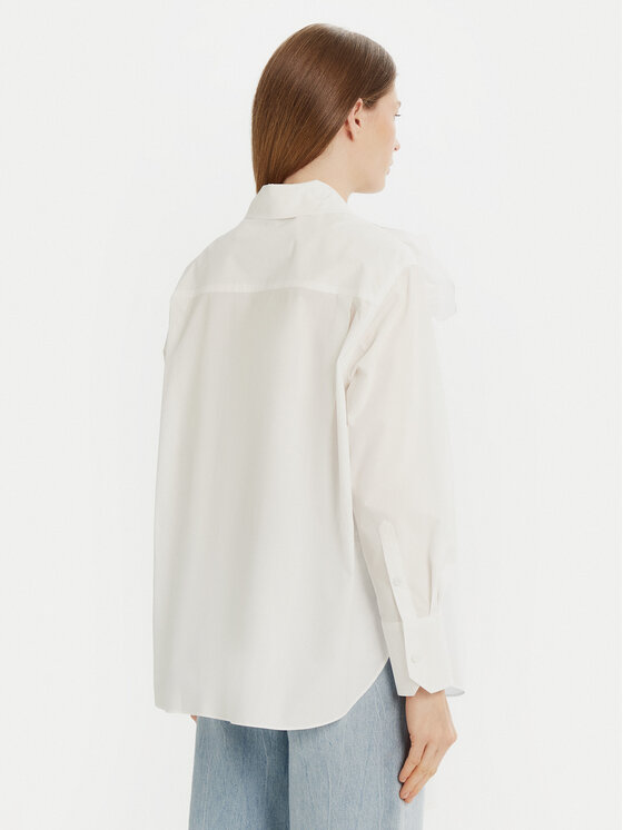 Marella Marella Marškiniai Ketch 2513111101 Balta Regular Fit