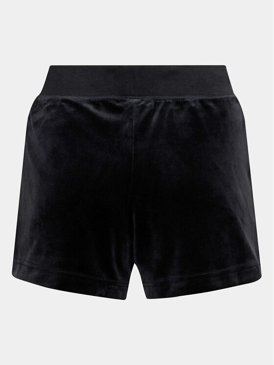 Juicy Couture Juicy Couture Спортивні шорти Eve JCCH221001 Чорний Regular Fit
