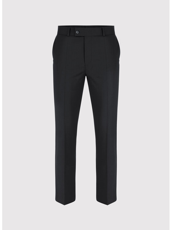 Pako Lorente Pako Lorente Spodnie garniturowe P26WP-6G-015 Czarny Slim Fit