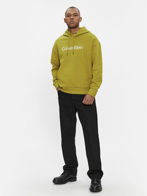 Felpa calvin klein verde online