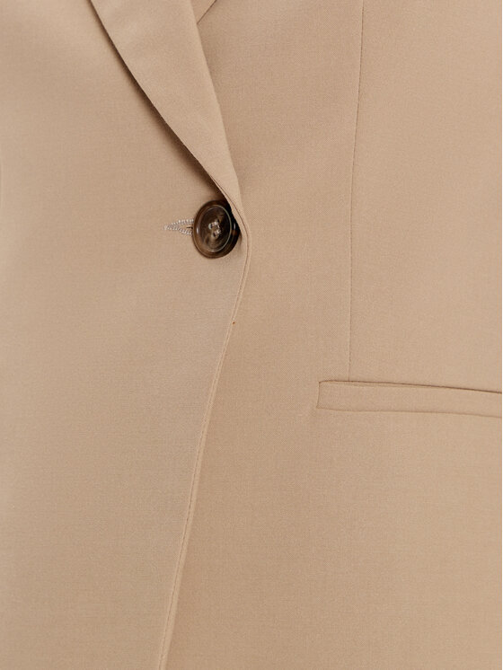 ACCESS FASHION ACCESS FASHION Švarkas 44-1029-118 Smėlio Regular Fit