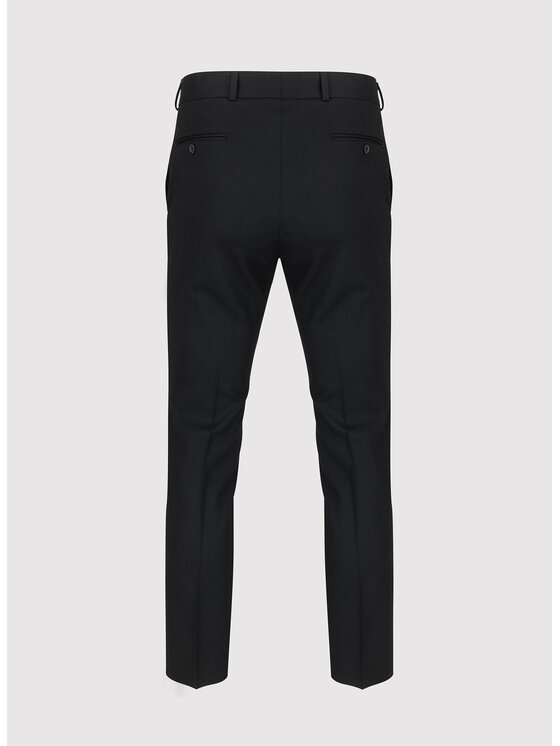 Pako Lorente Pako Lorente Spodnie garniturowe P22SP-6G-026 Czarny Slim Fit