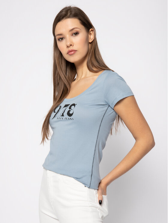 Pepe Jeans Pepe Jeans T-Shirt Caieta PL504335 Μπλε Regular Fit