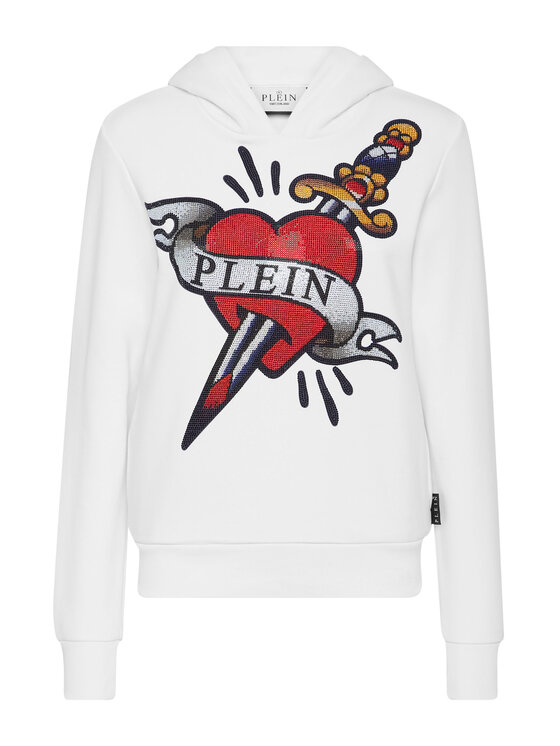 PHILIPP PLEIN PHILIPP PLEIN Felpa 1909 Bianco Regular Fit