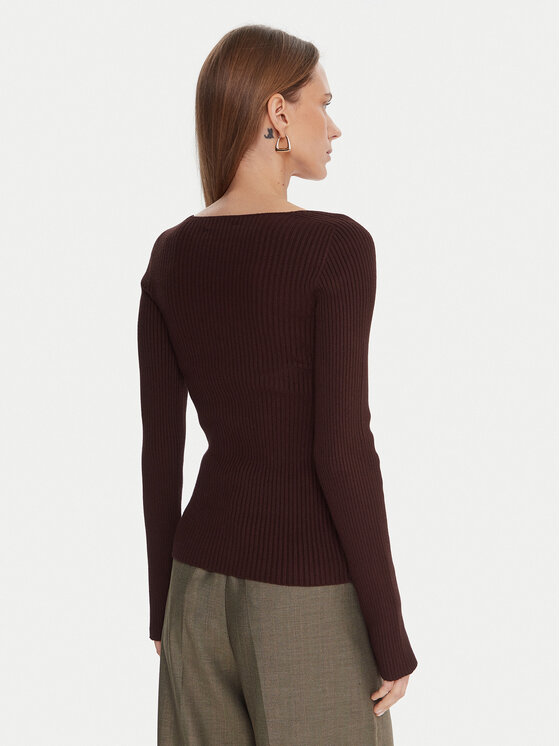 Kontatto Kontatto Maglione 3M0830C Marrone Slim Fit