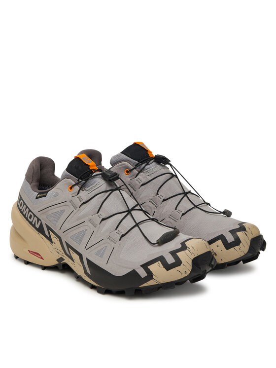 Salomon Salomon Buty do biegania Speedcross 6 Gore-Tex L47853400 Szary