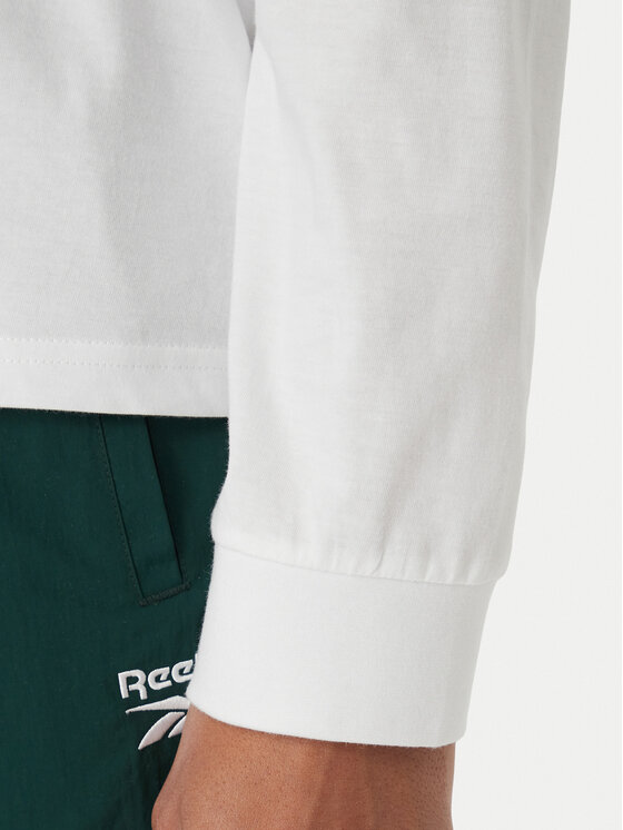 Reebok Reebok S dlouhým rukávem Feliks RK25738CCM Bílá Regular Fit
