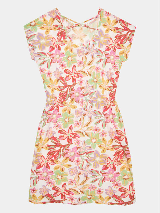 Roxy Roxy Kleid für den Alltag Best Old Song ERGKD03220 Bunt Regular Fit