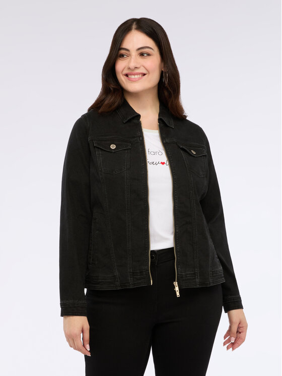 Fiorella Rubino Fiorella Rubino Giacca outdoor R502T001244N033 Nero Regular Fit