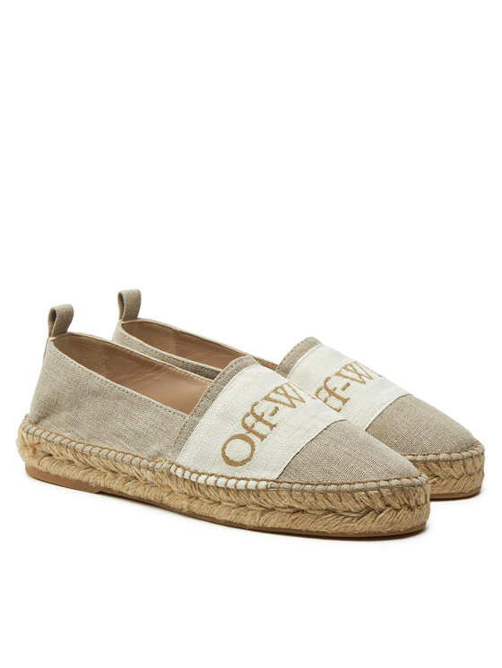Off-White Off-White Espadryle OWIB014S23FAB0016161 Beżowy