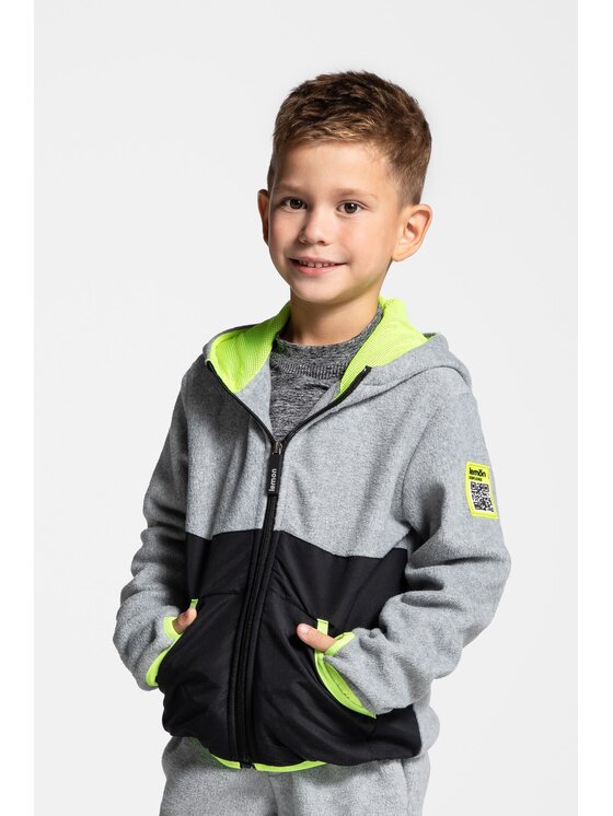 Lemon Explore Lemon Explore Bluza ZL4132501ACB-019 Szary Regular Fit