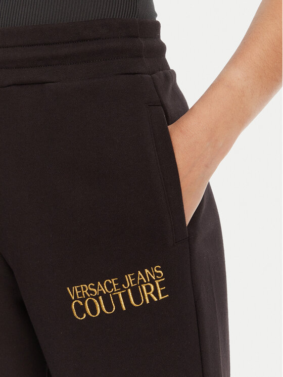 Versace Jeans Couture Versace Jeans Couture Donji dio trenerke 78HAAT06 Crna Regular Fit