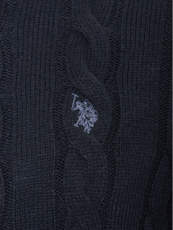 U.S. Polo Assn. U.S. Polo Assn. Sweter MUP3791 Granatowy Regular Fit