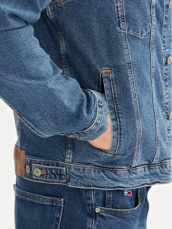 Tommy Jeans Tommy Jeans Kurtka jeansowa Ryan DM0DM21047 Niebieski Regular Fit