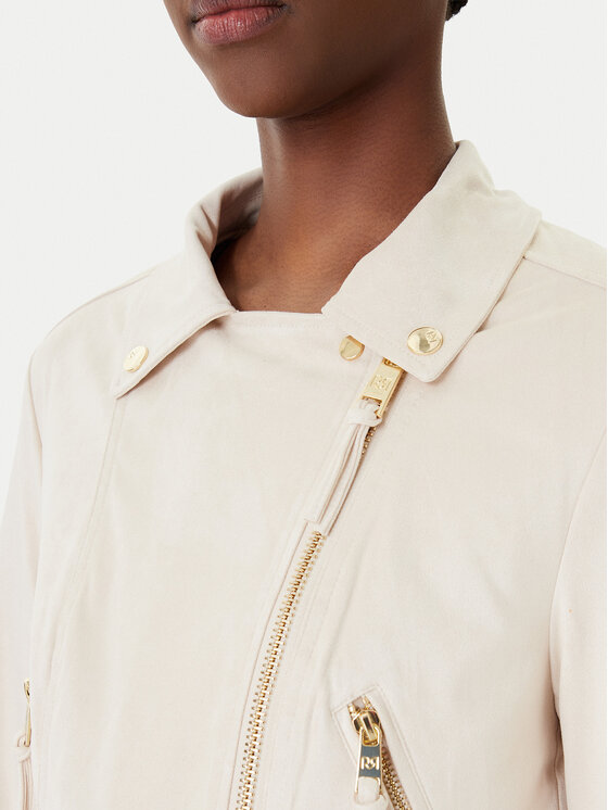 Rinascimento Rinascimento Prehodna jakna CFC0124660003 Écru Regular Fit