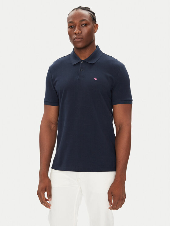 Calvin Klein Jeans Calvin Klein Jeans Polo marškinėliai LV040EM269 Tamsiai mėlyna Regular Fit