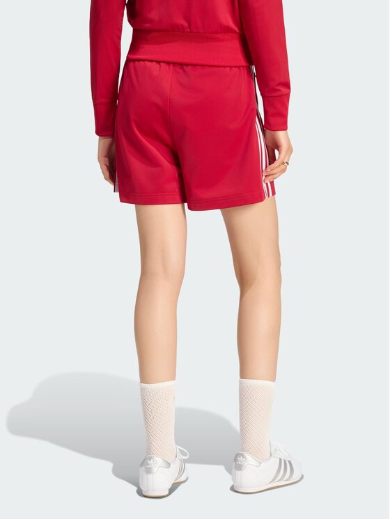 adidas adidas Σορτς υφασμάτινο Firebird Classic Κόκκινο Loose Fit