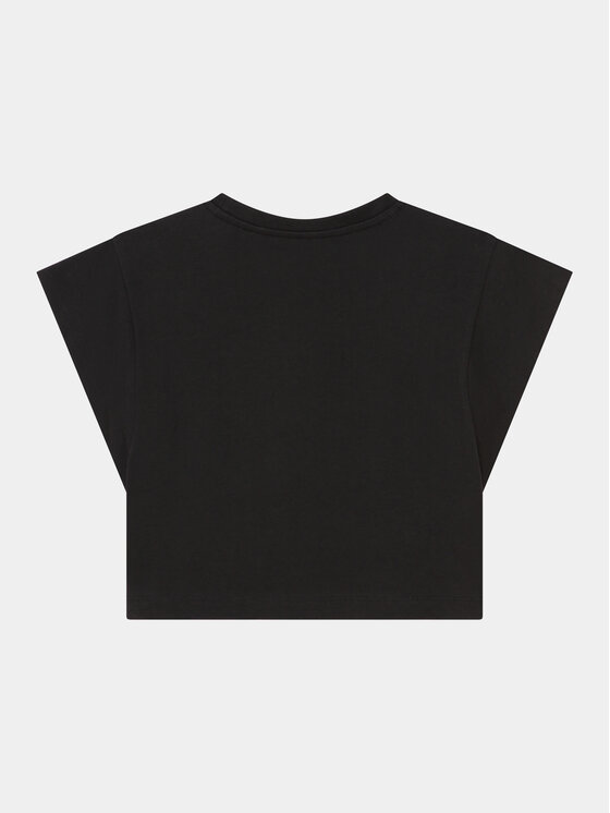 Karl Lagerfeld Kids Karl Lagerfeld Kids Μπλουζάκι Z30113 S Μαύρο Regular Fit