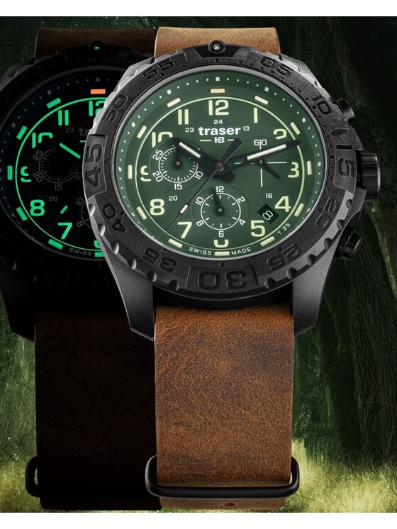 Traser Traser Zegarek TS-109049 Brązowy