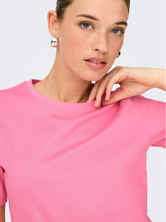 ONLY ONLY Marškinėliai Freja 15367970 Rožinė Regular Fit