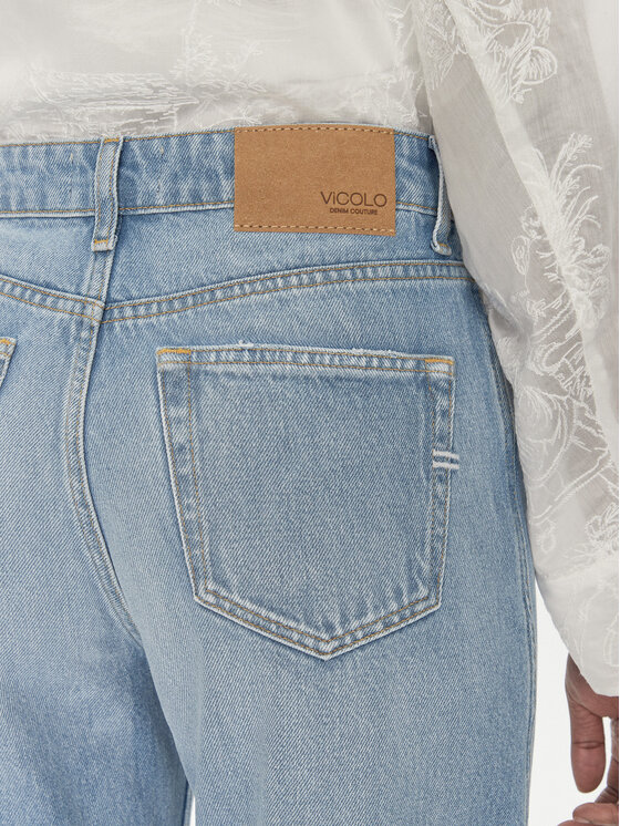 ViCOLO ViCOLO Jeansy DD5087 Modrá Regular Fit