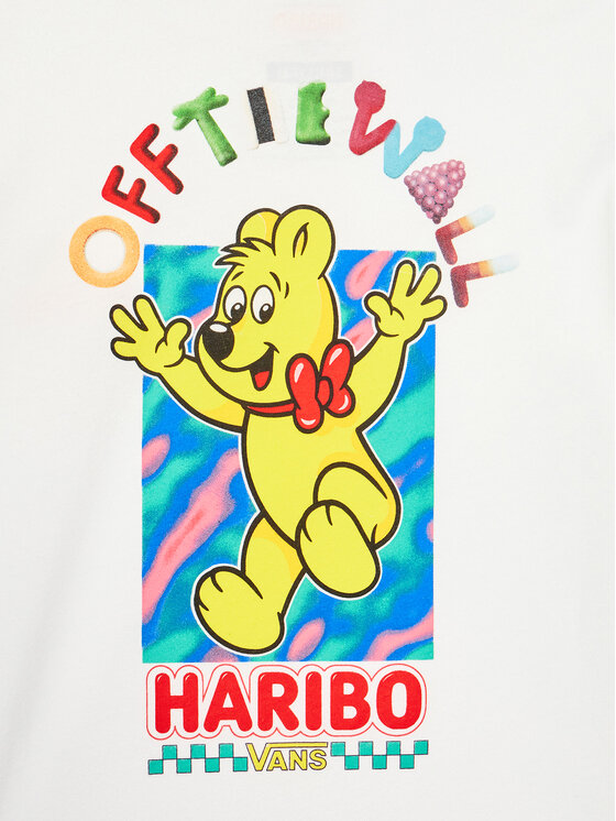 Vans Vans Marškinėliai HARIBO VN000778 Balta Regular Fit