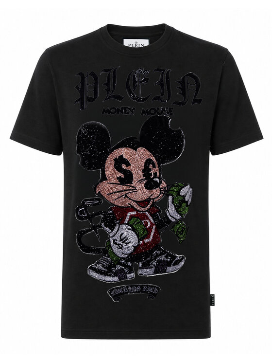 PHILIPP PLEIN PHILIPP PLEIN Tričko 31657 Čierna Regular Fit
