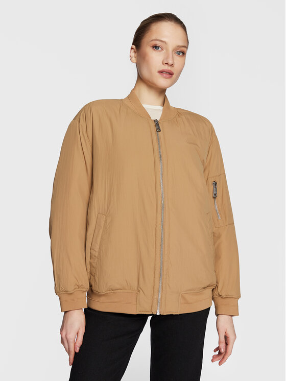Calvin Klein Bomber jakna K20K205001 Rjava Relaxed Fit