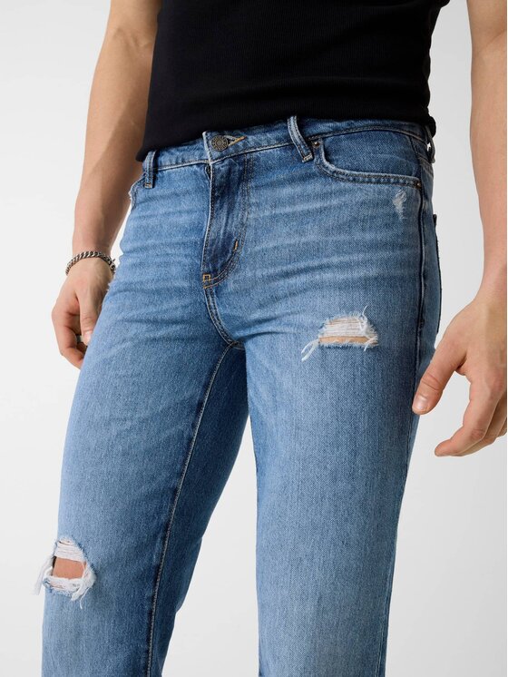 Guess Jeans Guess Jeans Jeansy 181638 Niebieski