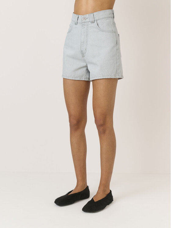 La Mania La Mania Pantaloncini di jeans CARLINE Grigio Classic Fit