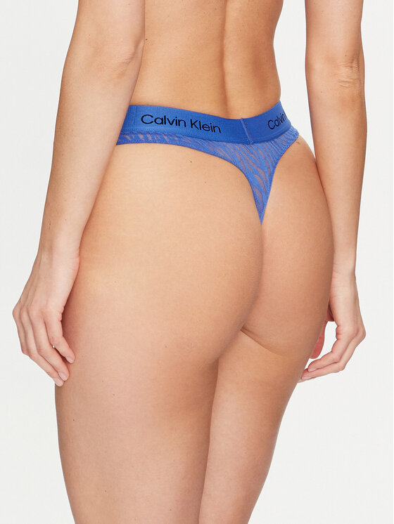Calvin Klein Underwear Calvin Klein Underwear Kalhotky string 000QF7378E Modrá