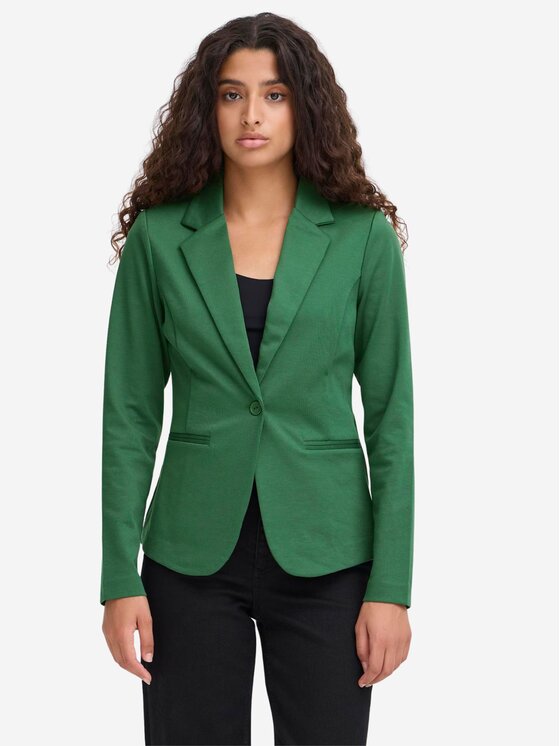 ICHI ICHI Giacca da abito Giacca ihkate Verde Regular Fit