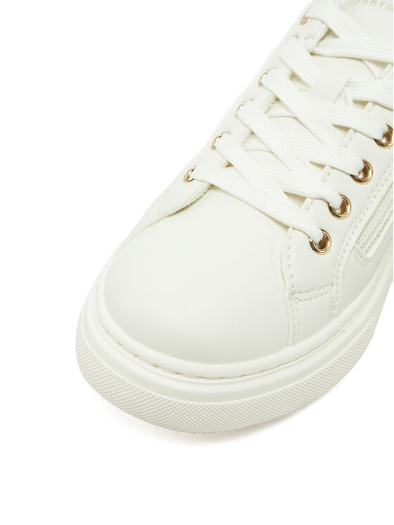 Tommy Hilfiger Tommy Hilfiger Snīkeri Low Cut Lace-Up Sneaker T3A9-33745-1439 S Balts