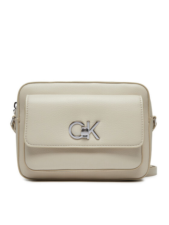 Calvin Klein Kabelka Re-Lock Camera K60K612538 Écru