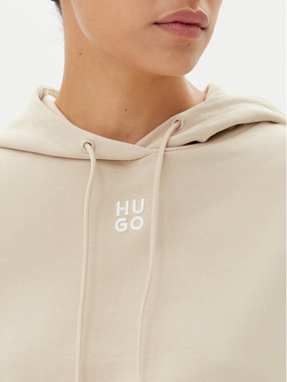 HUGO HUGO Bluza Delfinia 50522423 Beżowy Regular Fit