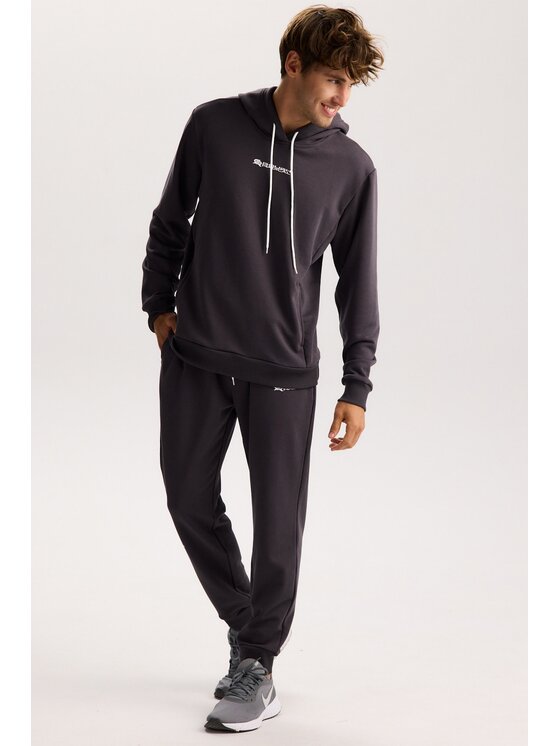 ROUGH RADICAL ROUGH RADICAL Bluza COTTON ACTIVE HOODIE MEN Szary Regular Fit