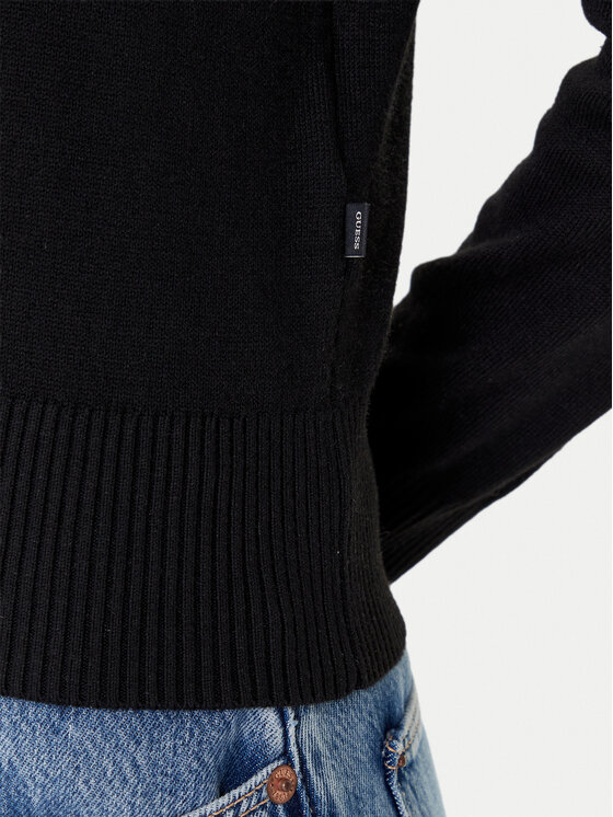 Guess Jeans Guess Jeans Pullover W4BR84 Z3HO2 Schwarz Regular Fit