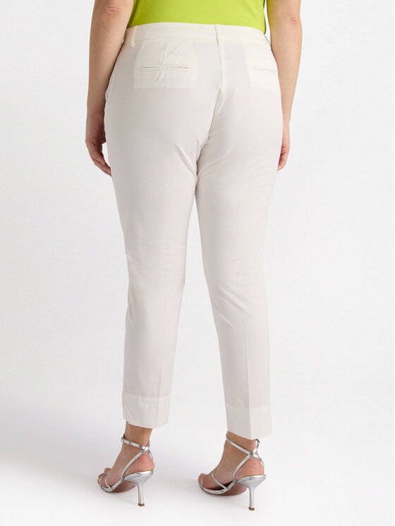 Fiorella Rubino Fiorella Rubino Pantaloni di tessuto P718T004800N011 Bianco Regular Fit