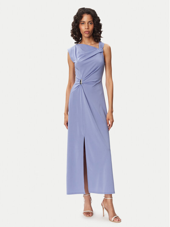 French Connection Rochie de seară Pascha 719K8 Albastru deschis Slim Fit