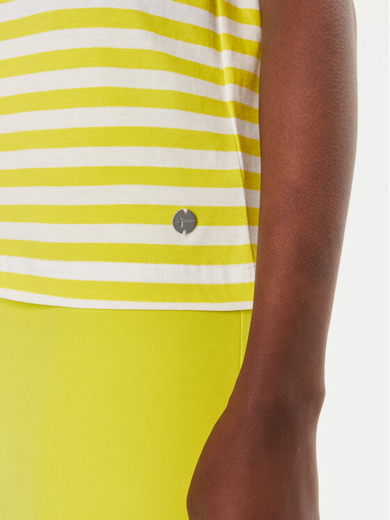 Tamaris Apparel Tamaris Apparel T-särk Dabra TAW0892 Kollane Regular Fit