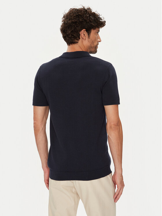 U.S. Polo Assn. U.S. Polo Assn. Polo MUP3709 Granatowy Regular Fit