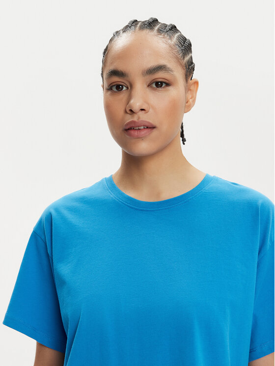 Pieces Pieces Každodenné šaty Ria 17149328 Modrá Loose Fit