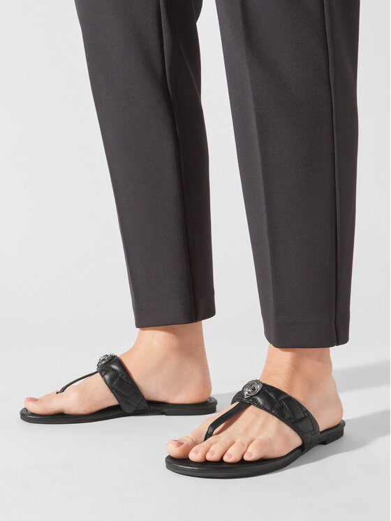 Kurt Geiger Kurt Geiger Flip flop Kensington T-Bar Sandal 8651400109 Negru