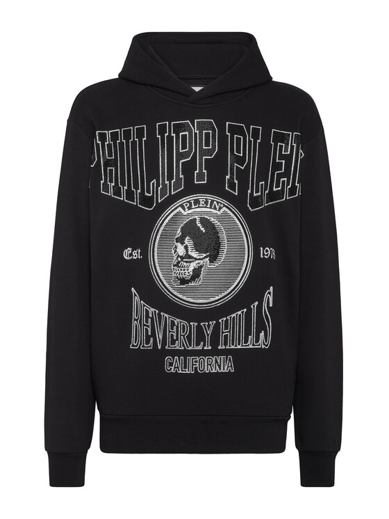 PHILIPP PLEIN PHILIPP PLEIN Bluza 6415 Czarny Regular Fit